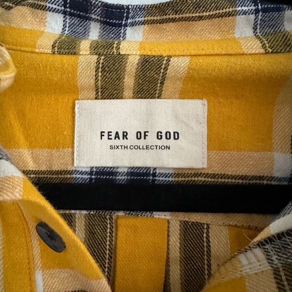 FOG (Fear Of God) Yellow Plaid Pullover - Picture 2 of 3